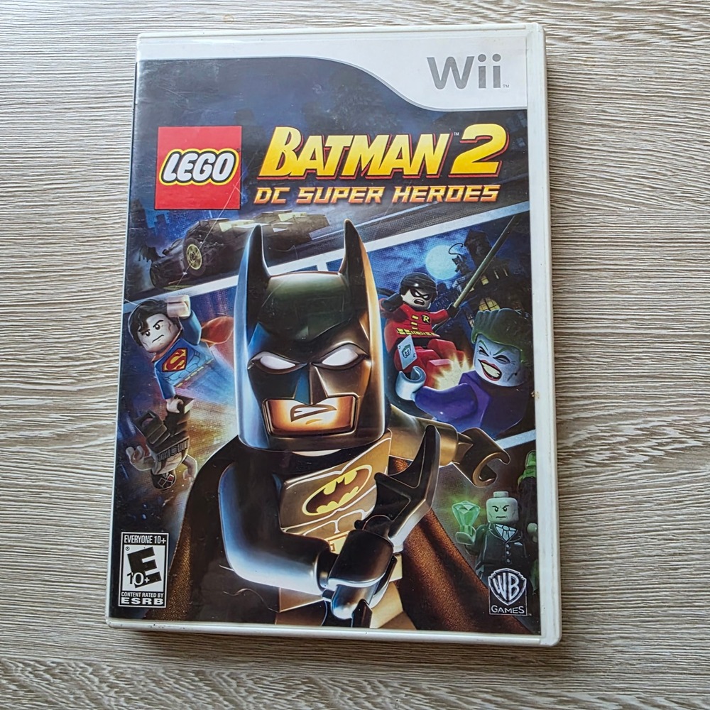 Lego Batman 2 DC Super Heroes Nintendo Wii Video Game Complete CIB‎